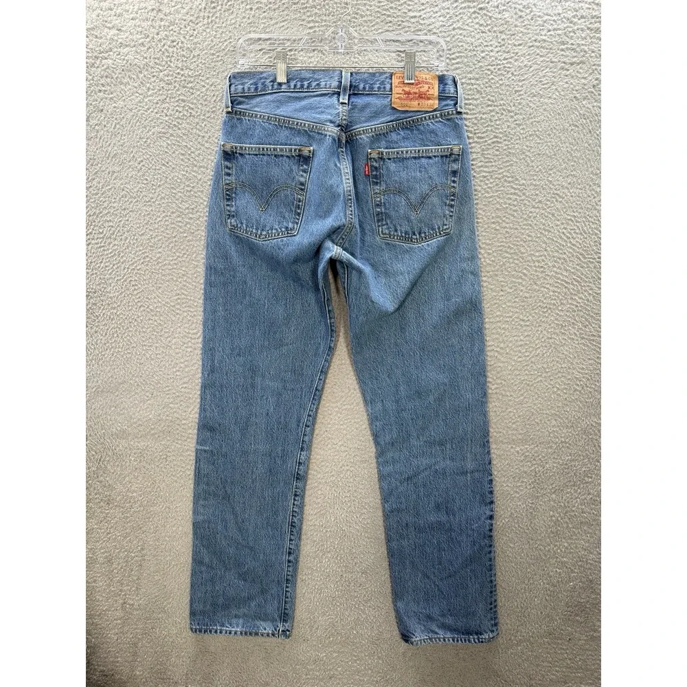 Levis 501 XX Jeans Mens 33x34 Blue Original Fit Button Fly Grunge Skater Y2K